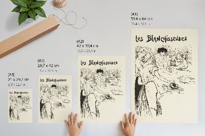 Poszter Les Blanchisseuses – Théophile Alexandre Steinlen
