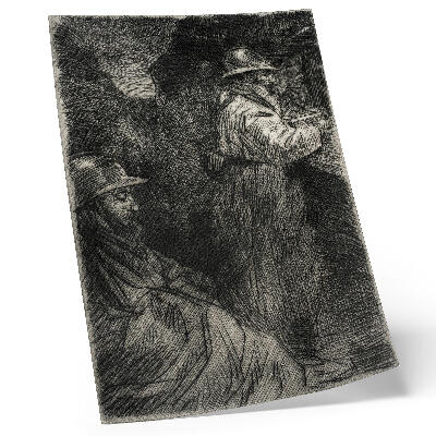 Retro plakát A laktanyában – Théophile Alexandre Steinlen