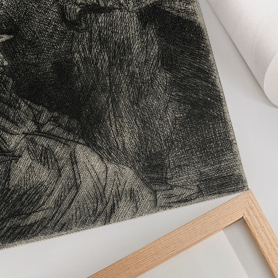 Retro plakát A laktanyában – Théophile Alexandre Steinlen