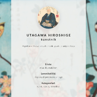 Retro plakát Egy nagyszerű hullám a surugai Satta Beachen, Utagawa Kuniyos Harminchat kilátása Fujira (Fuji Sanjuroku Kei) sorozatából