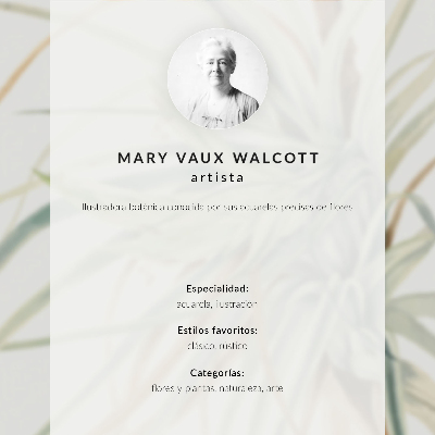 Poszter Vadananász (Tillandsia fasciculata) (1921), Mary Vaux Walcott
