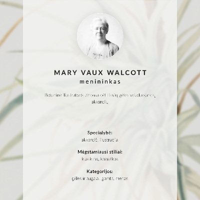 Poszter Vadananász (Tillandsia fasciculata) (1921), Mary Vaux Walcott