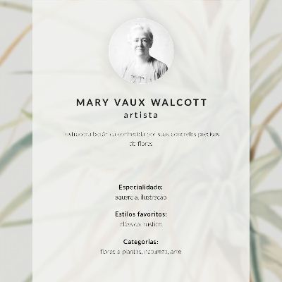 Poszter Vadananász (Tillandsia fasciculata) (1921), Mary Vaux Walcott