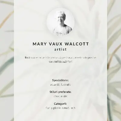 Poszter Vadananász (Tillandsia fasciculata) (1921), Mary Vaux Walcott alkotása