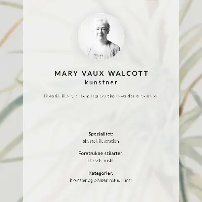 Poszter Vadananász (Tillandsia fasciculata) (1921), Mary Vaux Walcott alkotása