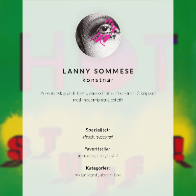 Retro plakát Forró cuccok! (1985) – Lanny Sommese poszter