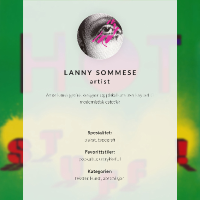 Retro plakát Forró cuccok! (1985) – Lanny Sommese poszter