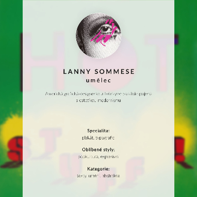 Retro plakát Forró cuccok! (1985) – Lanny Sommese poszter