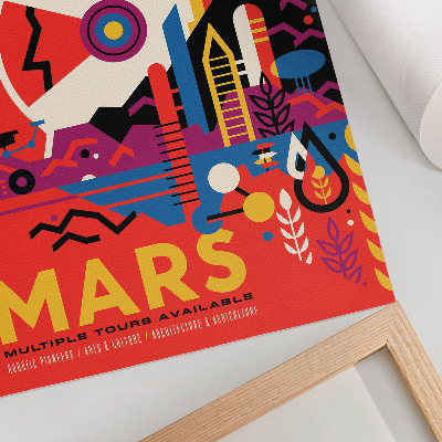 Poszter nyomtatás Űrutazás a Mars bolygóra