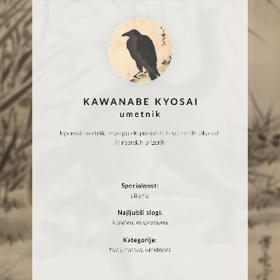 Retro plakát Kawanabe Kyosai: Macska békát fog