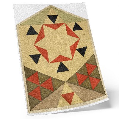 Poszter Geometriai tanulmány (diákmunka) (1903), nagy felbontású kép, készítette: Egon Schiele