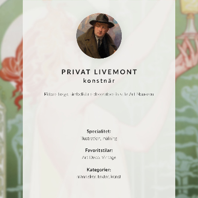Poszter Absinthe Robette Privat Livemont (1896) kromolitográfiája