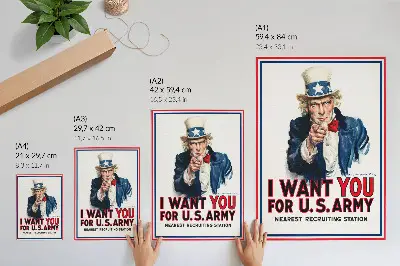 Poszter James Montgomery Flagg amerikai toborzóplakátja