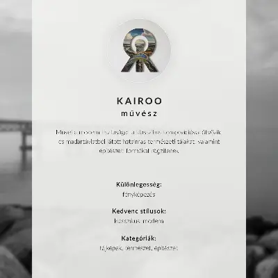 Vintage poszter fjordok, hegyek, város, béke és harmónia motívummal