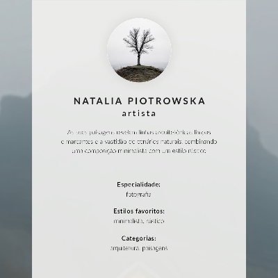 Poszter Minimalista téli ház a hó hátterében