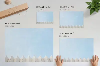 Poszter nyomtatás modern építészet minimalista vonalakkal