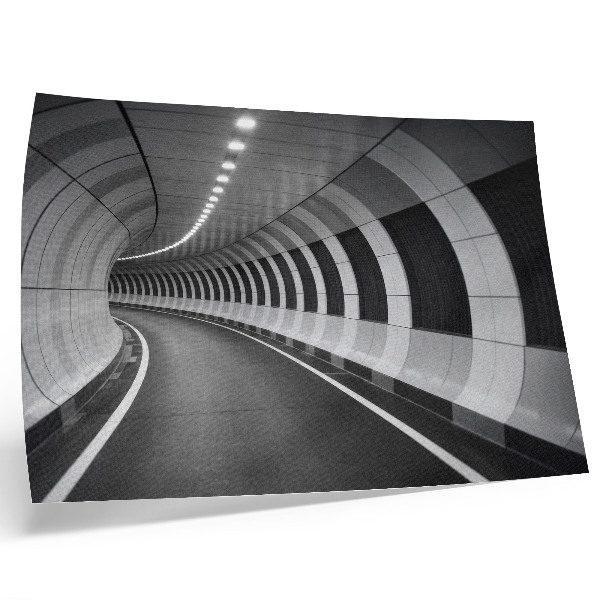 Poszter Modern geometrikus térbeli alagút