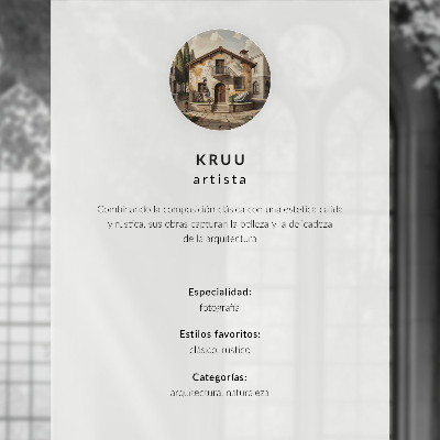 Poszter A romok és a lovak kontrasztja a zöldben
