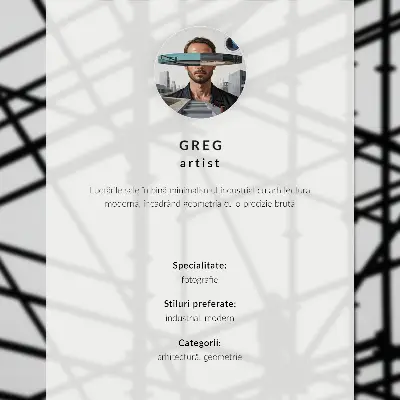 Poszter kék csempézett modern lépcső szimmetriája