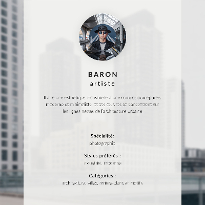 Vintage poszter Modern panoráma a városi felhőkarcolókról