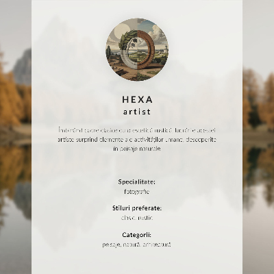 Vintage poszter Hegyi út titokzatos ködtér