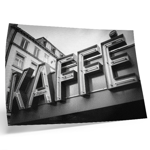 Vintage poszter Neon minimalista városi stílusú keret