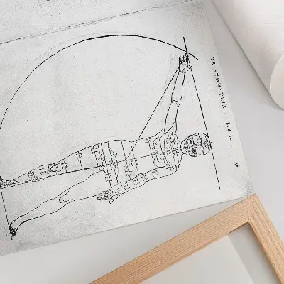 Poszter nyomtatás Albrecht Dürer férfiportréja latin felirattal