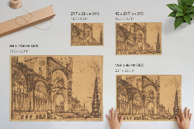 Poszter Fantázia egy csodálatos diadalművészetről (1765), Giovanni Battista Piranesi