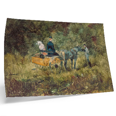 Poszter nyomtatás A csapda (1880) Henri de Toulouse-Lautrec nagy felbontású festménye