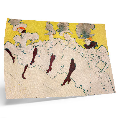 Poszter A Mademoiselle Eglantine társulata (1896) nagy felbontású nyomat, Henri de Toulouse-Lautrec