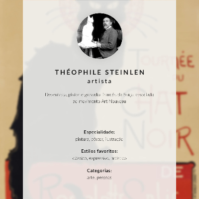 Poszter Macskák; Tsching, Batzar és Blanc-Blanc, nagy felbontású nyomat Théophile Alexandre Steinlentől