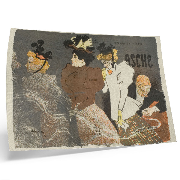 Vintage poszter Asche Théophile-Alexandre Pierre Steinlentől