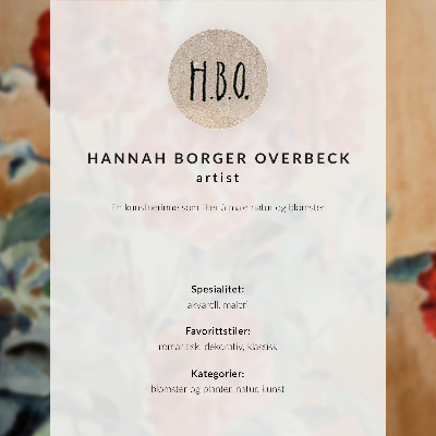 Poszter Sárga virág szegéllyel (1915), Hannah Borger Overbeck