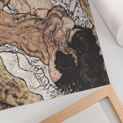 Poszter nyomtatás Az ölelés (1917), Egon Schiele