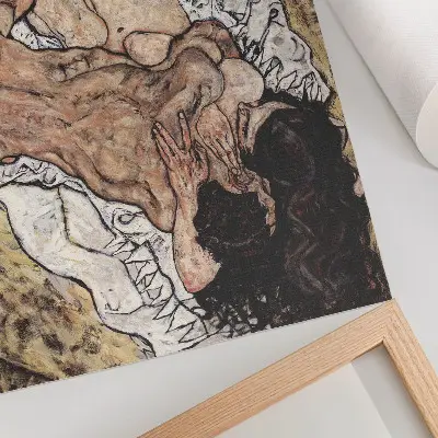 Poszter nyomtatás Egon Schiele: Az ölelés (1917)