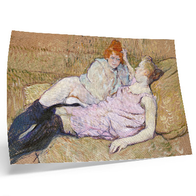 Poszter nyomtatás Kanapé (kb. 1894–1896) – Henri de Toulouse-Lautrec nagy felbontású festménye