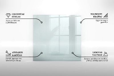 Kandalló alátét üveg hatlapú átlátszó