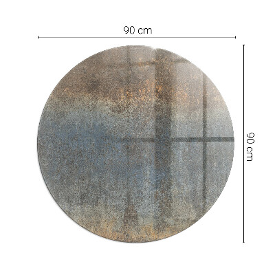 Kandalló üveg alátét kerek Absztrakt textúra minta