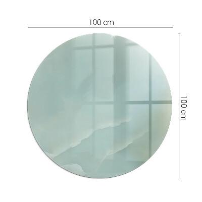 Kandalló üveg alátét kerek Finom márványminta