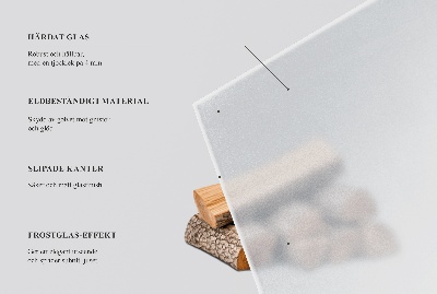 Kandalló alátét Féligáteresztő téglalap alakú