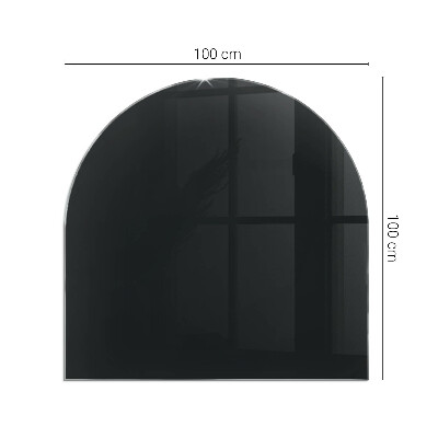 Kandalló alátét félig ovális Szín Sötét grafit