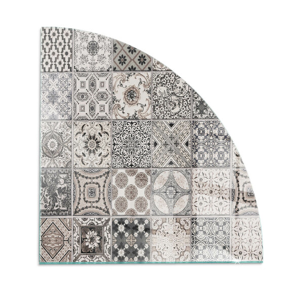 Kandalló alátét negyedév Dekoratív csempe minták