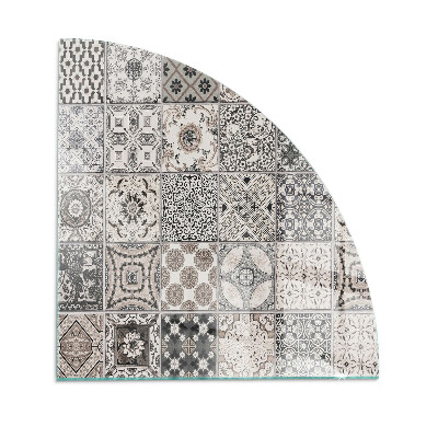 Kandalló alátét negyedév Dekoratív csempe minták