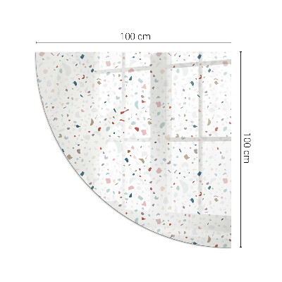 Kandalló alátét negyedév Minta kis formákkal