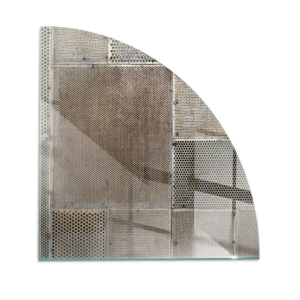 Kandalló üveg alátét negyedév Perforált lemezminta