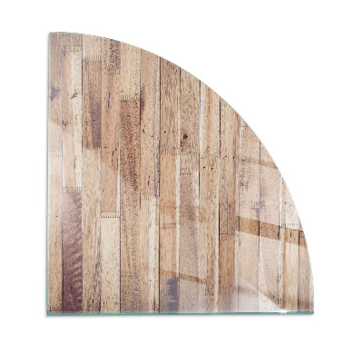 Kandalló üveg alátét negyedév Fa tábla az elrendezésben