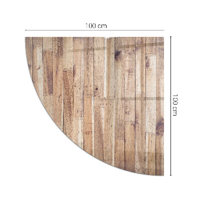 Kandalló üveg alátét negyedév Fa tábla az elrendezésben