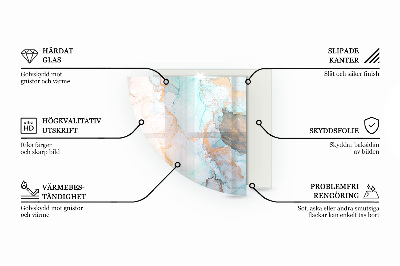 Kandalló alátét negyedév Kő felületi textúra