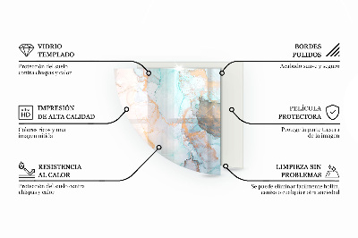 Kandalló alátét negyedév Geometrikus 3D minta