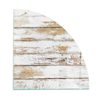 Kandalló alátét negyedév Sérült fa tábla